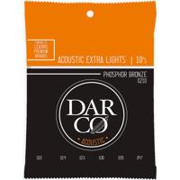 Darco Acoustic D210 Extra Lights 92/8 Phosphor Bronze 10-47 snarenset voor westerngitaar - thumbnail