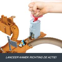 Hot Wheels - Mario Kart Bowser's Castle Set - Met Kamek Voertuig - Hot Wheels - JHD24 - thumbnail