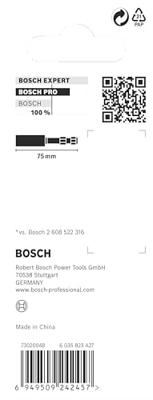 Bosch Accessories 2608522559 2608522559 PER standaard bit Holder impact, 75 mm Bosch Accessories 2608522559 2608522559 PER standaard bit Holder impact, 75 mm