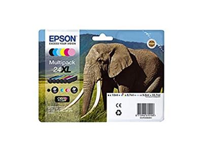 Epson 24XL 6-multipack SC RF-AM T24384021 Olifant