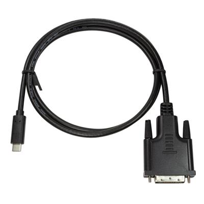 LogiLink UA0331 USB-C-displaykabel USB-C / DVI Adapterkabel USB-C stekker, DVI-D 24+1-polige stekker 1.80 m Zwart