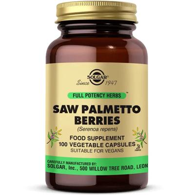 Solgar Saw Palmetto (Zaagpalm) Berries Capsules Solgar Saw Palmetto (Zaagpalm) Berries Capsules