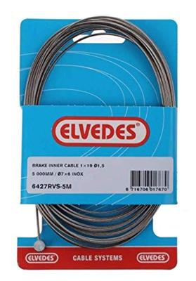Elvedes rem binnenkabel 3500mm rvs t-nippel 6x7mm