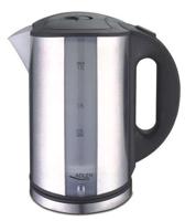 Adler AD 1216 waterkoker 1,7 l Zwart, Zilver 2200 W - thumbnail