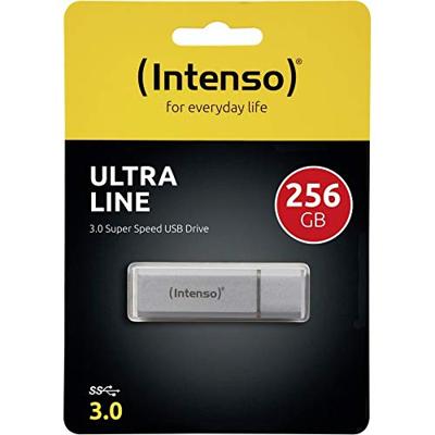 Intenso Ultra Line USB-stick 256 GB Zilver 3531492 USB-A 3.2 Gen 1 Intenso Ultra Line USB-stick 256 GB Zilver 3531492 USB-A 3.2 Gen 1