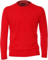 Casa Moda Sport Trui Ronde Hals Rood Pima Katoen Regular Fit - thumbnail