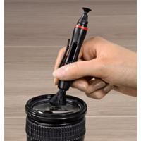 Hama Lenspen Classic, reinigingspen voor lens- en filterreiniging, 11,5 cm lang, rood/zwart - thumbnail