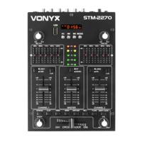 Vonyx STM2270 4-kanaals mixer met effecten, BT, SD, USB & MP3 - thumbnail