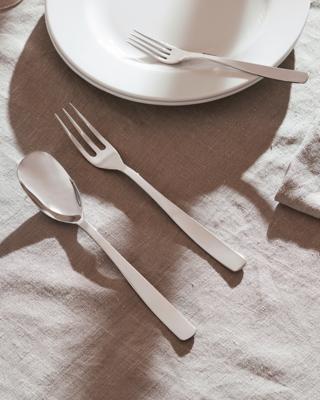 A DI ALESSI - Knifeforkspoon - Serveerlepel 25cm