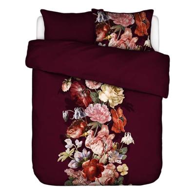 Essenza Anneclaire Dekbedovertrek - Lits-jumeaux (260x200/220 Cm + 2 Slopen) - Katoen Satijn - Cherry