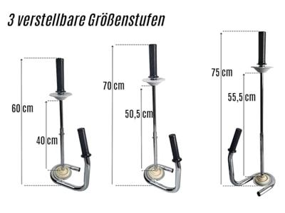 Berger & Schröter Stretchfolie Staal (l x b) 250 mm x 150 mm Zilver, Zwart 1 stuk(s)