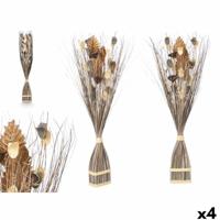 Decoratieve Bloem GiftDecor DD115024 Grijs 14 x 100 x 10 cm 8 x 100 x 18 cm (4 Stuks) - thumbnail