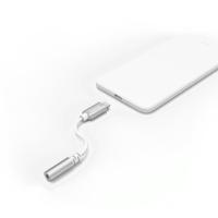 Hama - Lightning-kabel / 3,5 mm jackaansluiting, MFI, wit - thumbnail