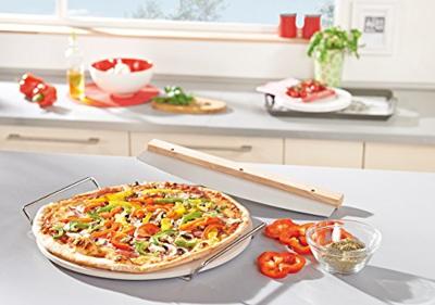 Leifheit 3159 pizzasteen rond met mes