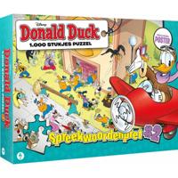 Disney Donald Duck Puzzel Spreekwoordenpret 2 1000 Stukjes + Poster - thumbnail