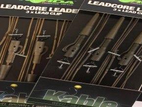 Korda Leadcore Leader Ring Swivel 3st Gravel Brown