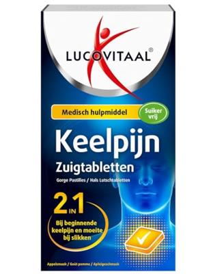 Lucovitaal Keelpijn Zuigtabletten 10Stuks
