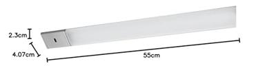 LEDVANCE Cabinet LED Corner L LED-onderbouwlamp LED 7.5 W Warmwit Grijs