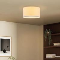 Corduroy Plafondlamp - Cilinder - Wit - Scandinavische stijl - ø30 x 17 cm - E27 Fitting - Geschikt voor Woonkamers en slaapkamers - thumbnail