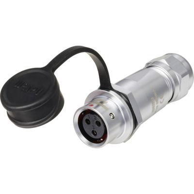 Weipu SF1211/S3 I Ronde connector Koppeling, recht Totaal aantal polen: 3 Serie (ronde connectoren): SF12 1 stuk(s) Weipu SF1211/S3 I Ronde connector Koppeling, recht Totaal aantal polen: 3 Serie (ronde connectoren): SF12 1 stuk(s)