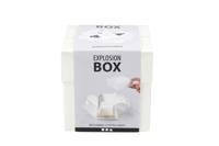 Creativ Company Explosion box, afm 7x7x7,5+12x12x12 cm, off-white, 1 stuk - thumbnail