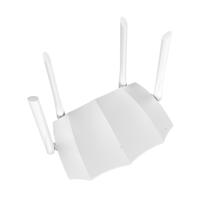 Tenda AC5 v3.0 1200MBPS DUAL-BAND ROUTER Draadloze router met dubbele bandbreedte (2.4 GHz/5 GHz) Fast Ethernet Wit - thumbnail