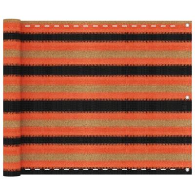 VidaXL Balkonscherm 75x400 cm hdpe meerkleurig