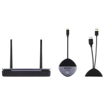 SpeaKa Professional SP-TR-500 Draadloos Full HD presentatiesysteem 30 m 5 GHz, 2.4 GHz 1920 x 1080 Pixel Veilige draadloze overdracht