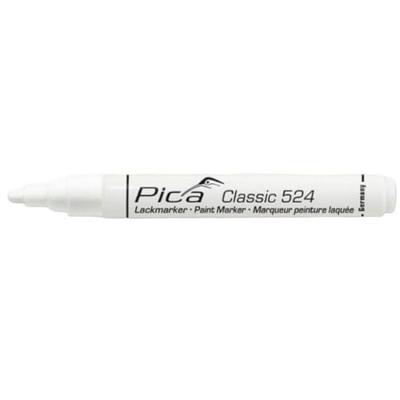 Pica 524/52 Lakmarker 2-4mm ronde tip wit,10st.
