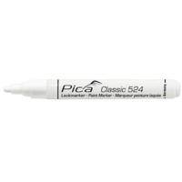 Pica 524/52 Lakmarker 2-4mm ronde tip wit,10st. - thumbnail