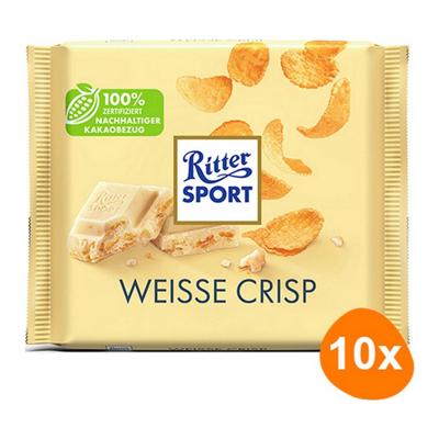 Ritter Sport - Witte Crisp - 10x 100g Ritter Sport - Witte Crisp - 10x 100g