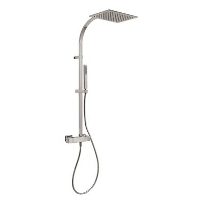 Regendoucheset Tres Slim Exclusive Opbouw Mengkraan met Antikalk Handdouche RVS Tres