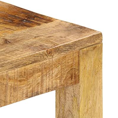 VidaXL Salontafel 80x80x40 cm massief mangohout