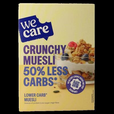 WeCare Lower Carb Crunchy Muesli