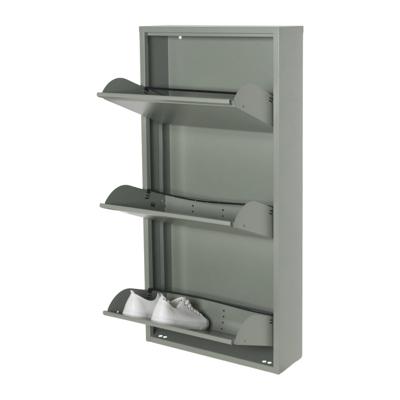 Schoenenkast Bobbie 3 lade Dusty Green (6 paar schoenen)