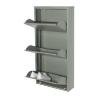 Schoenenkast Bobbie 3 lade Dusty Green (6 paar schoenen) - thumbnail