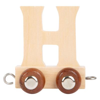 Small Foot - houten lettertrein - h - 12 stuks