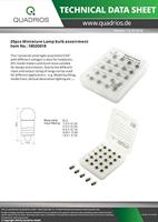 Quadrios 1802O018 Displaylampje 1.5 V, 2.5 V, 4.5 V, 4.8 V, 12 V Fitting E10 20 onderdelen - thumbnail
