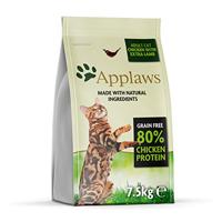 APPLAWS Chicken with lamb - droog kattenvoer - 7,5kg - thumbnail