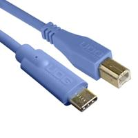 UDG U96001LB USB 2.0 USB-C - USB-B 1.5 meter blauw - thumbnail