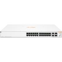 HPE Aruba Instant On 1930 24G Class4 PoE 4SFPSFP+ 195W Switch - Switch - L3 - Beheerd - 24 x 101001000 (PoE) + 4 x 1 Gigabit  10 Gigabit SFP+ - rack-uitvoering - PoE (195 W) - thumbnail