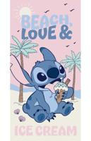 Stitch Beach and Love strandlaken 70 x 140 cm polyester - thumbnail