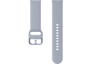 SAMSUNG Galaxy Watch Active2 Siliconen Horlogeband Zilver SAMSUNG Galaxy Watch Active2 Siliconen Horlogeband Zilver