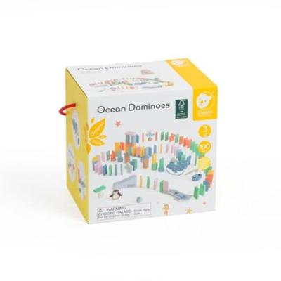 Classic World houten domino oceaan, 100dlg.