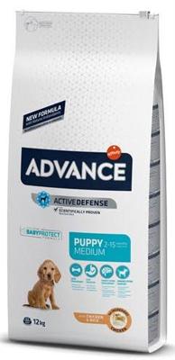 Advance Puppy Medium met kip en rijst hondenvoer 2 x 12 kg Advance Puppy Medium met kip en rijst hondenvoer 2 x 12 kg