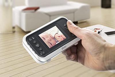 Alecto DVM-75 Video babyfoon met 2,4" kleurendisplay wit/antraciet - DVM-75