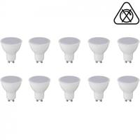 LED Spot 10 Pack - Aigi - GU10 Fitting - 8W - Helder/Koud Wit 6400K - thumbnail