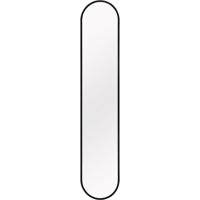 Spiegel - Trion Drop - Decoratieve Spiegel - Ovaal - 20x101cm - Zwart - Kunststof - thumbnail