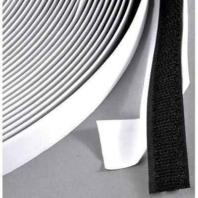 Klitteband klevend 25mm zwart haak 25m Klitteband klevend 25mm zwart haak 25m