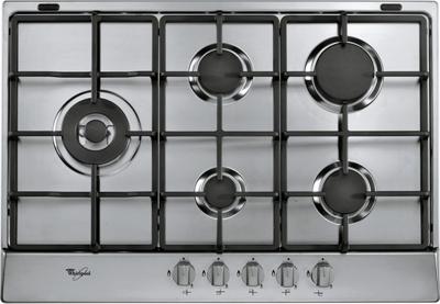 Whirlpool AKR3291IX Roestvrijstaal Ingebouwd Gaskookplaat 5 zone(s)